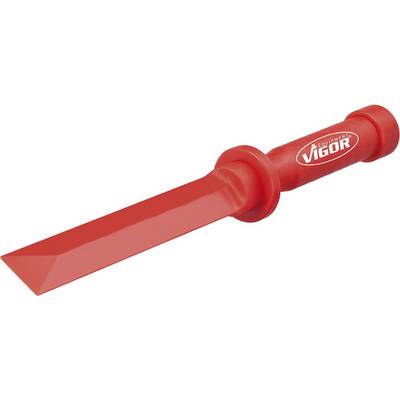Red chisel with the inscription 'VIGOR' on the handle.
