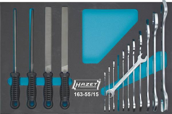 Hazet 163-55/15 163-55/15 Tool kit Trades person 15-piece