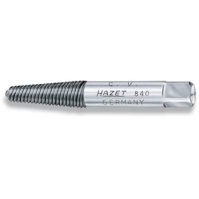 Metal screw extractor with the inscription 'HAZET 840 6 GERMANY'.