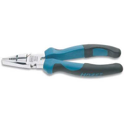 A pair of pliers with blue and black handles. The handles are ergonomically shaped for better grip. Suitable for versatile applications.