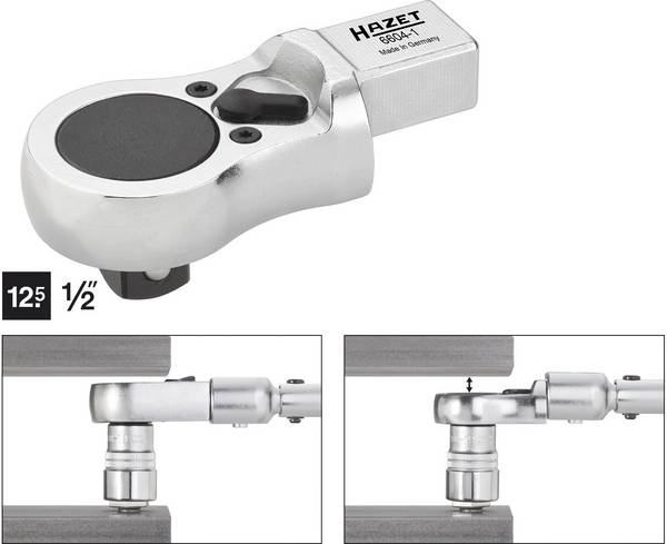 Hazet 6604-1 Forward/reverse ratchet socket bit