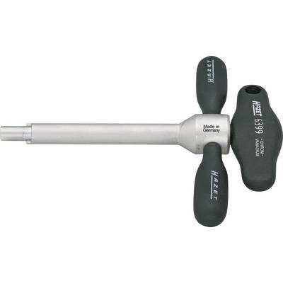 Three-piece tool handle, side-marked with 'Made in Germany' and 'Hazet 6399', for screw-related work.