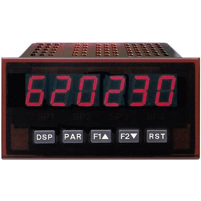 Digital display shows the number 620230 with buttons underneath: DSP, PAR, F1, F2, RST.