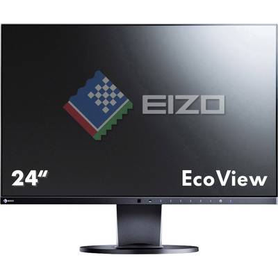 EIZO EV2450-BK LED 60.5 cm (23.8 inch) EEC A+ (A+ – F) 1920 x 1080 p Full HD 5 ms DisplayPort, HDMI™, DVI, VGA IPS LED