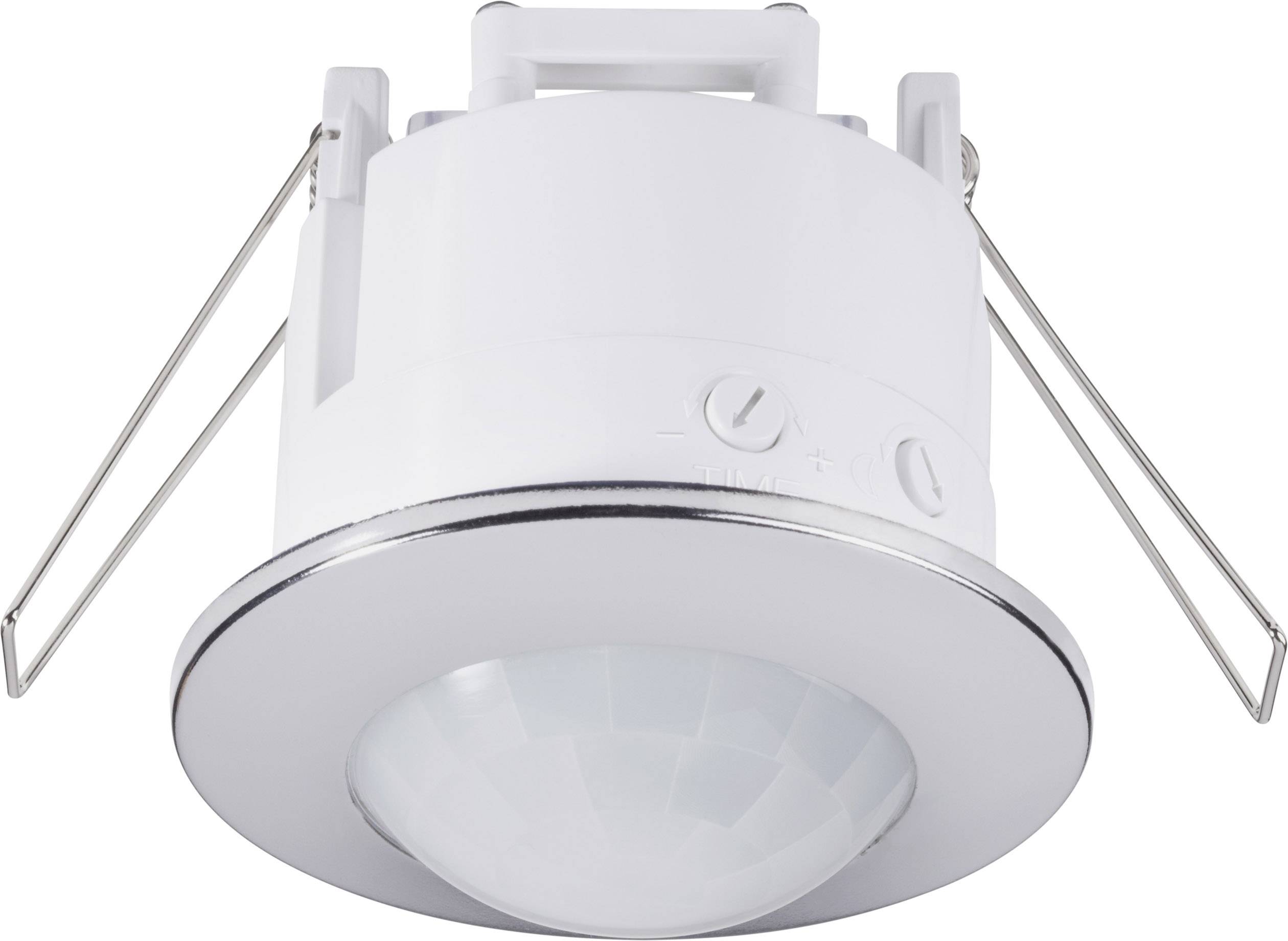 Renkforce 1289331 Ceiling, Recess-mount PIR motion detector 360 ° Relay Chrome IP20