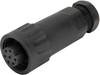 Weipu 814058 Bullet connector Socket, straight Total number of pins: 6 + PE Series (round connectors): WA 1 pc(s)
