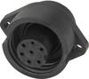 Weipu 814063 Bullet connector Socket, vertical vertical Total number of pins: 6 + PE Series (round connectors): WA 1 pc(s)