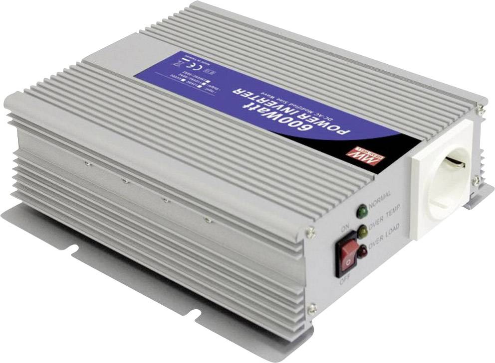 MEAN WELL Inverter A301-600-F3 600 W 12 V DC - 230 V