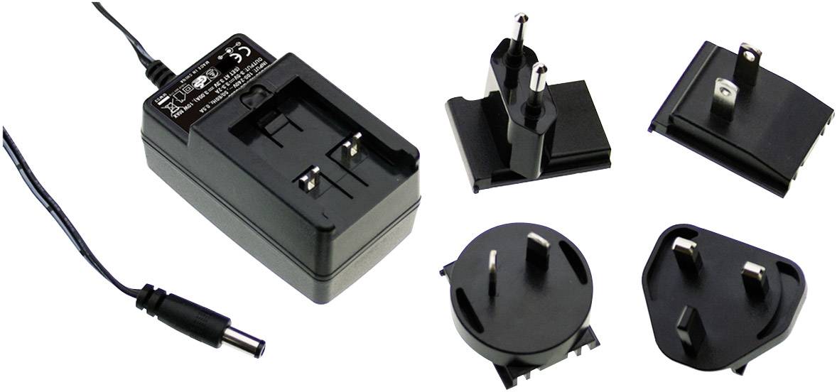 Image of MW Mean Well GE24I18-P1J Mains PSU (fixed voltage) 18 V DC 1330 mA 24 W
