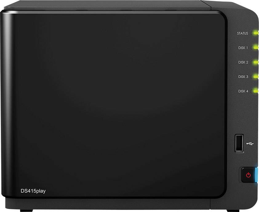 Сетевой накопитель nas synology ds415Play для 4x3.5 /2.5 sata hdd (lan) (4711174721504)