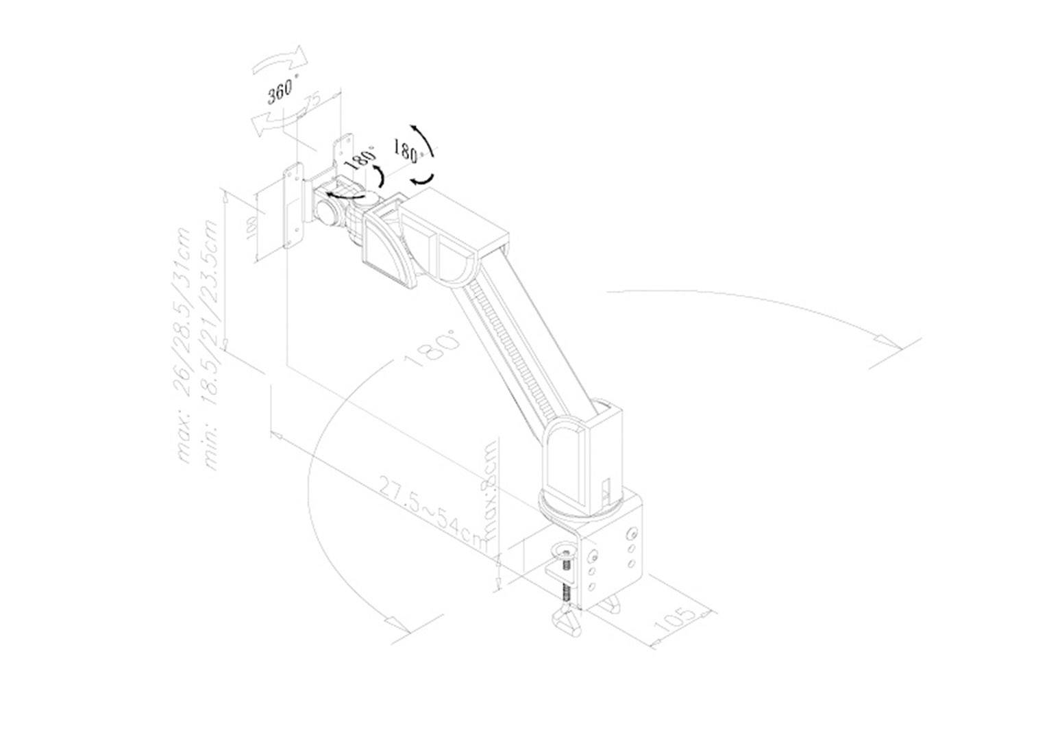 LCD/TFT desk mount-4
