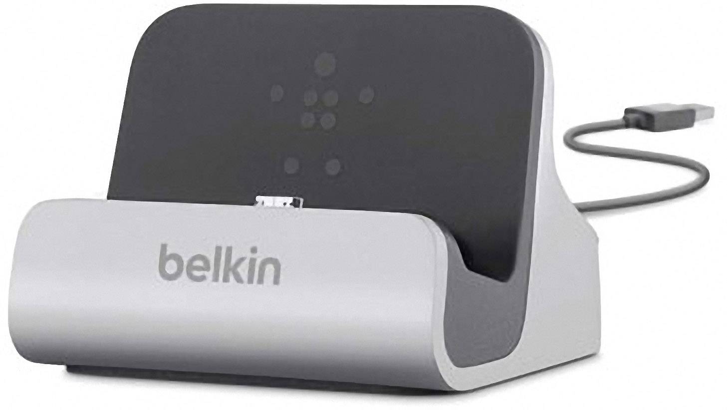 Belkin Sync-/Lade-Dock Micro Mobile phone docking station Silver Compatible with (mobile phone): Universeel | Conrad.com