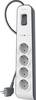 Belkin BSV400vf2M Surge protection power strip 4x White, Grey PG connector 1 pc(s)