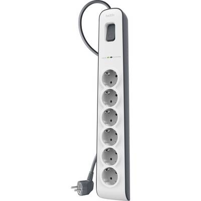 Belkin BSV603vf2M Surge protection power strip 6x White, Grey PG connector 1 pc(s)-0