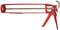 Red cartridge gun for applying sealants or adhesives. Primarily used for construction and DIY applications.