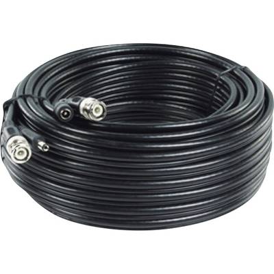  RG 59/20 BNC (sf) Current, VHS Cable extension [1x DC 5.5 mm socket, BNC plug - 1x DC 5.5 mm plug, BNC plug] 20.00 m Bl