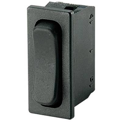 A black rectangular toggle switch, positioned vertically.