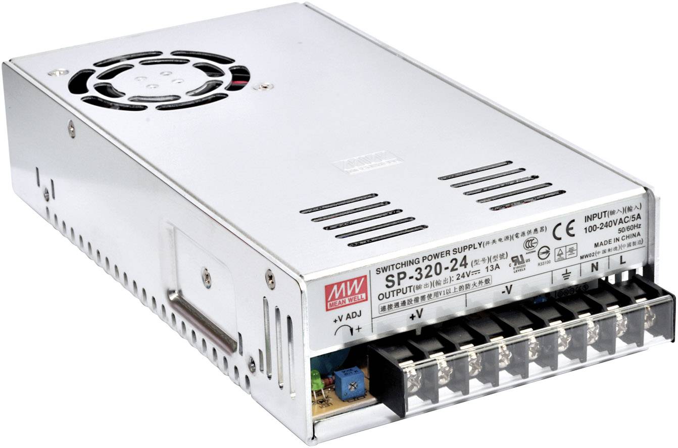 Mean Well SP-320-24 AC/DC PSU module (+ enclosure) 13 A 312 W 24 V DC