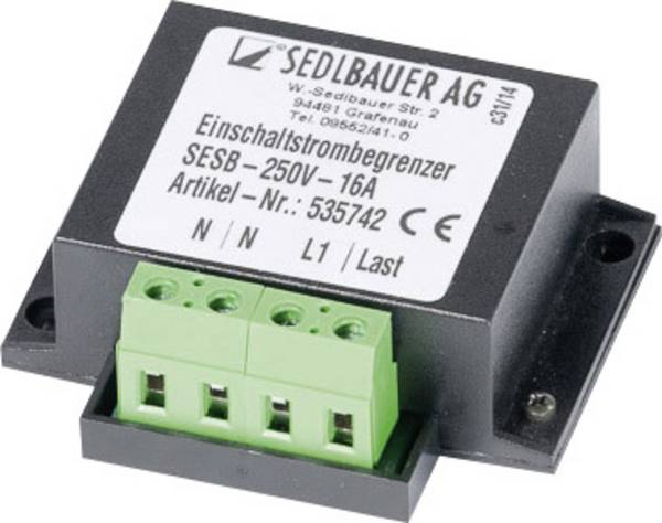 Sedlbauer Current limiters SESB-250V-16A Integrated thermal fuse