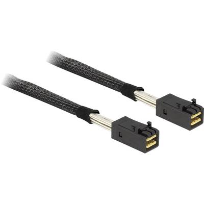 Delock Hard drives Cable [1x Mini SAS plug (SFF-8087) - 1x Mini SAS plug (SFF-8087)] 0.50 m Black
