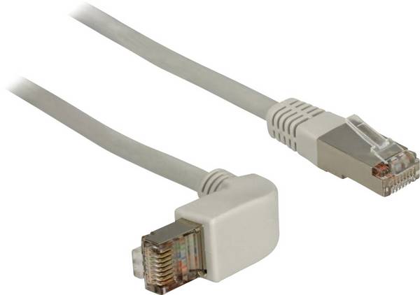 Delock 83524 RJ45 Patch cable CAT 6 S/FTP 0.50 m Grey  1 pc(s)