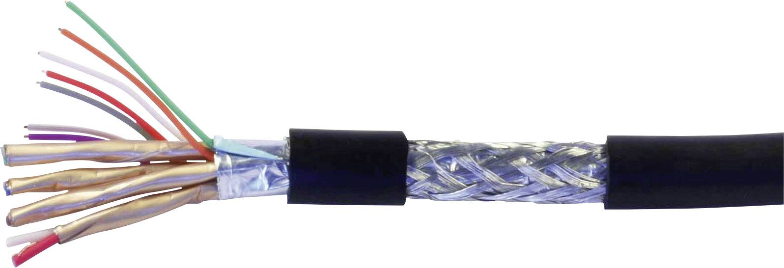 HDMI14 AV cable 10 x 0.08 mm² + 4 x 0.08 mm² Black Sold per metre