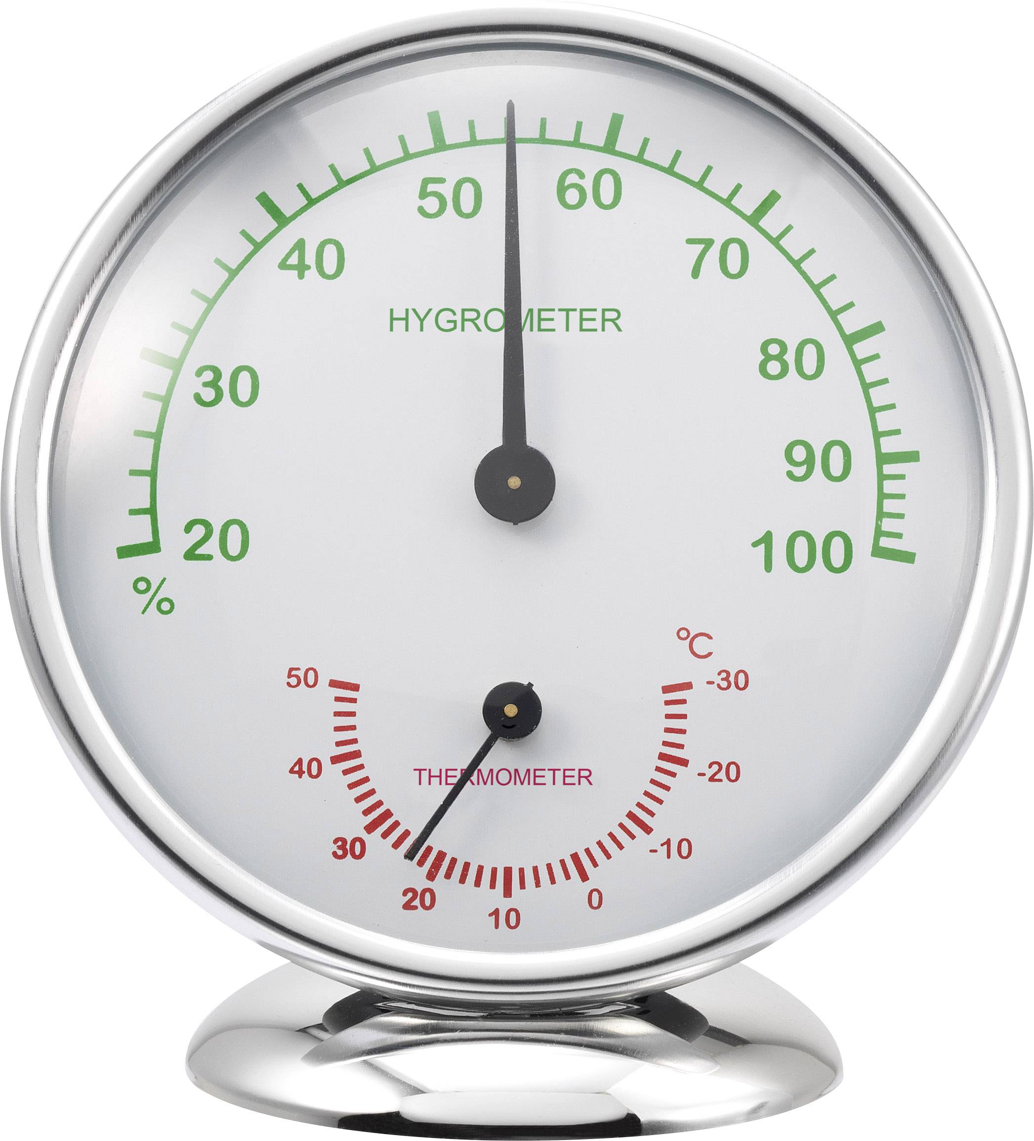 Renkforce 6510 Alu Thermo-hygrometer Aluminium 6510 Alu