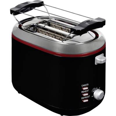 TKG Team Kalorik TKG TO 1020 BR Toaster with home baking attachment, with manual temperature settings Red/black