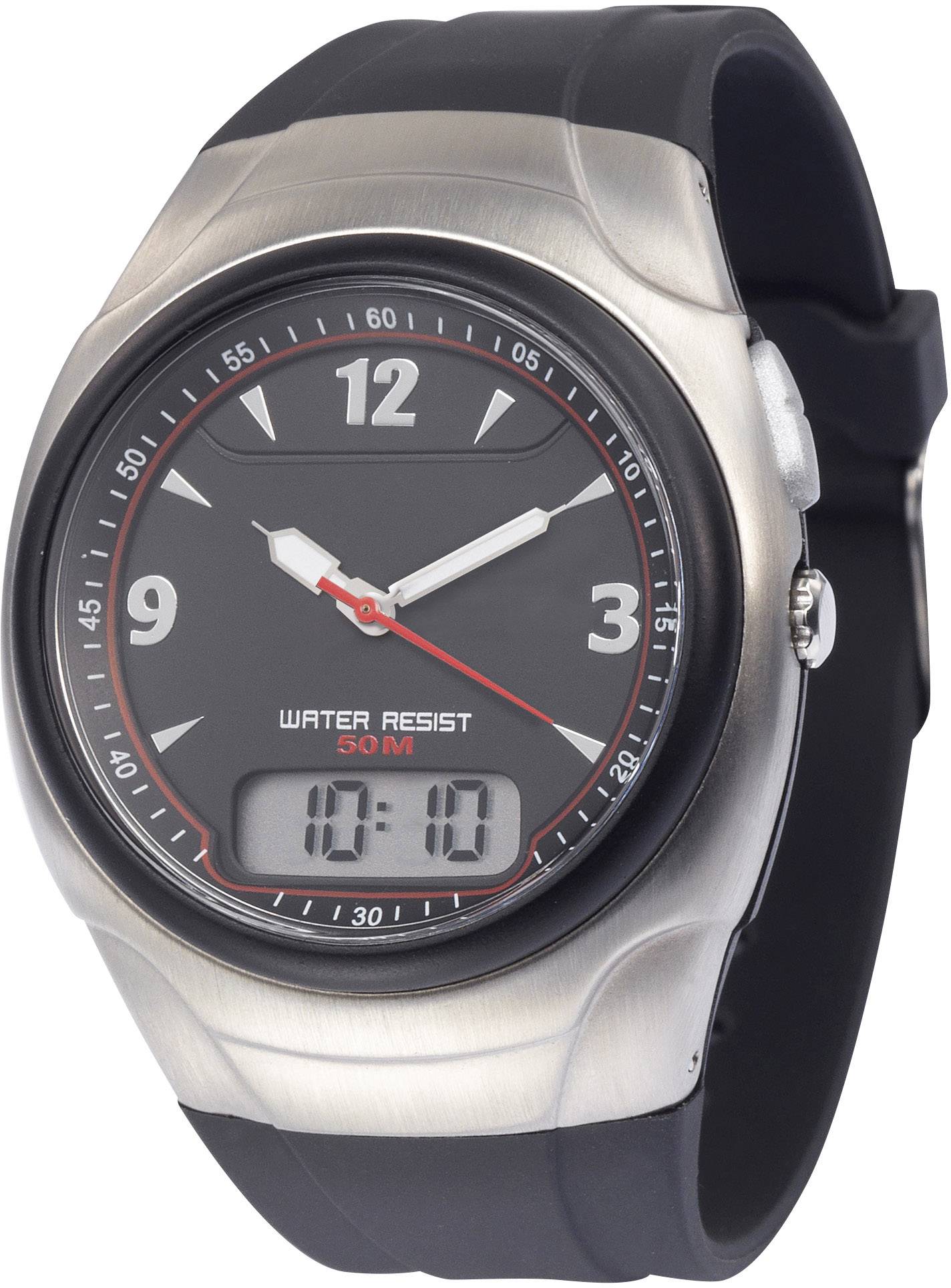 Radio Wrist watch RCW600501 (Ø x H) 43 mm x 16 mm Stainless steel, Black Enclosure material