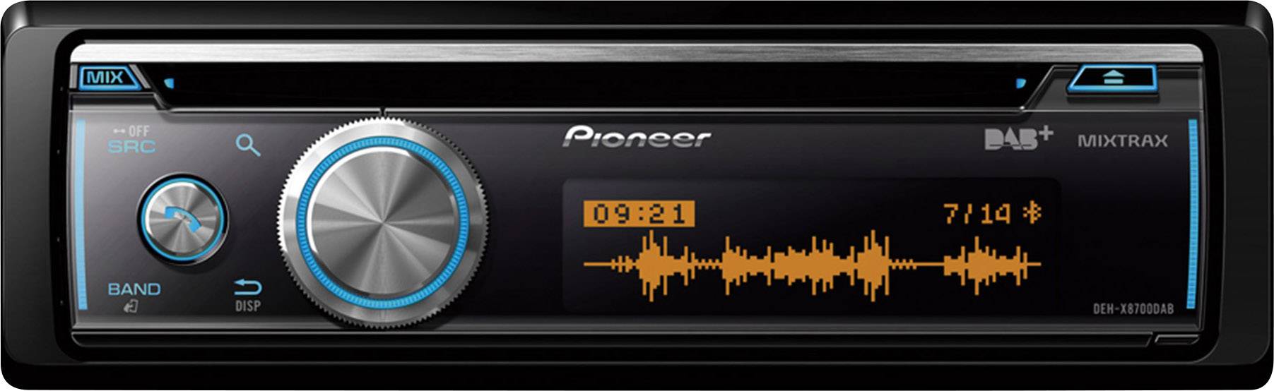 Pioneer DEH-X8700DAB stereo Steering wheel RC button connector, Bluetooth handsfree set | Conrad.com