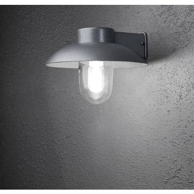Konstsmide Mani 415-310 Outdoor wall light  Energy-saving bulb, LED (monochrome) E-27 60 W Silver