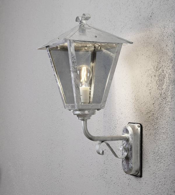 Konstsmide Benu Up 434-320 Outdoor wall light Energy-saving bulb, LED (monochrome) E-27 100 W Steel