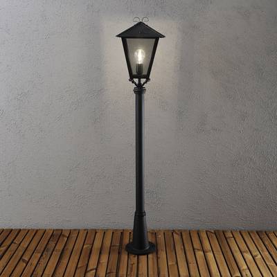 Konstsmide 436-750 Benu Outdoor free standing light Energy-saving bulb, LED (monochrome) E-27 100 W Black
