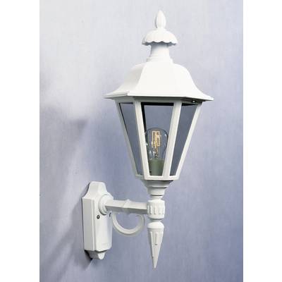Konstsmide Pallas Up 481-250 Outdoor wall light  Energy-saving bulb, LED (monochrome) E-27 60 W White