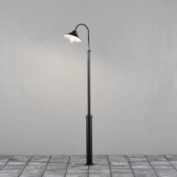 Konstsmide 560-750 Vega Outdoor free standing light Energy-saving bulb, LED (monochrome) E-27 60 W Black
