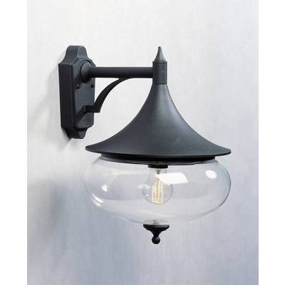 Konstsmide Libra 581-750 Outdoor wall light  Energy-saving bulb, LED (monochrome) E-27 100 W Black