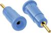 Schnepp BU 2800/BL Safety jack socket Socket, built-in Pin diameter: 2 mm Blue 1 pc(s) Piece