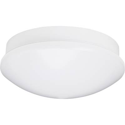 Round, white ceiling light with a simple design, suitable for living spaces or offices.<br><br>Note: Since the text appears to already be in English, no translation was necessary. The text is already in British English.