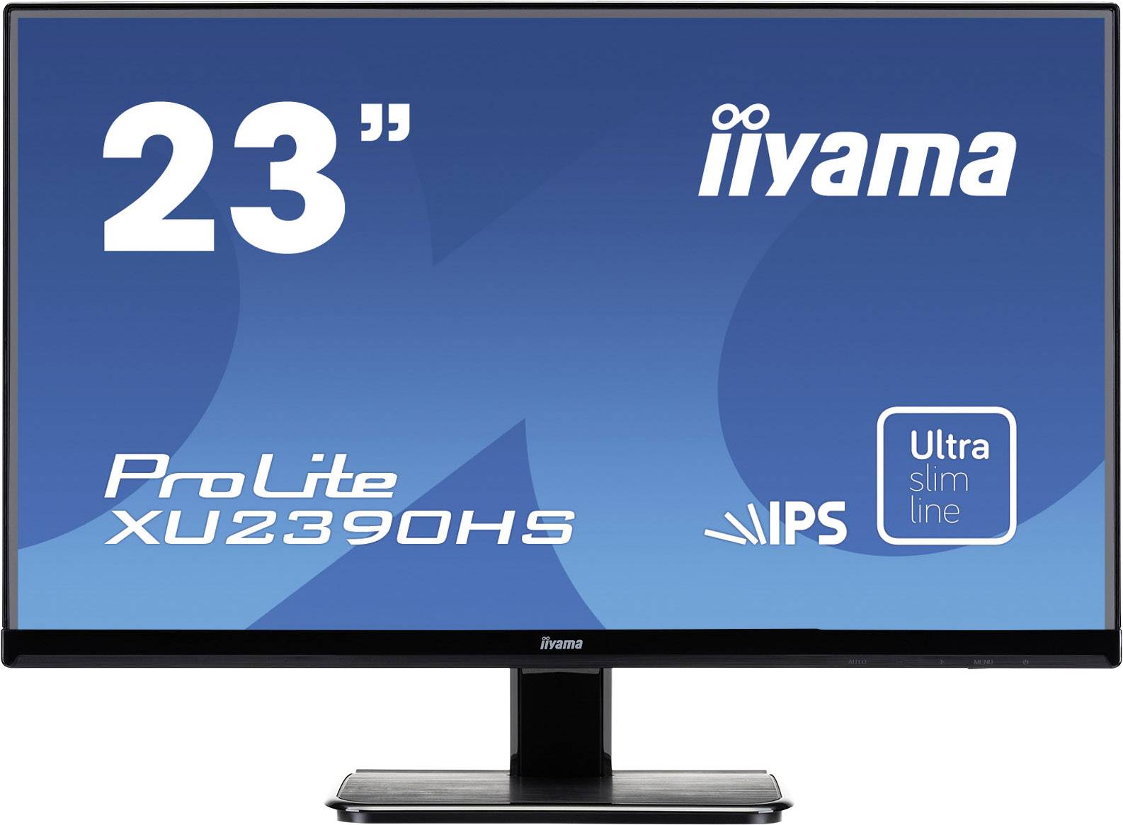Iiyama ProLite XU2390HS-B1 LED 58.4 cm (23 inch) EEC A (A+++ - D) 1920 x 1080 p Full HD 5 ms HDMI™, DVI, VGA IPS LED