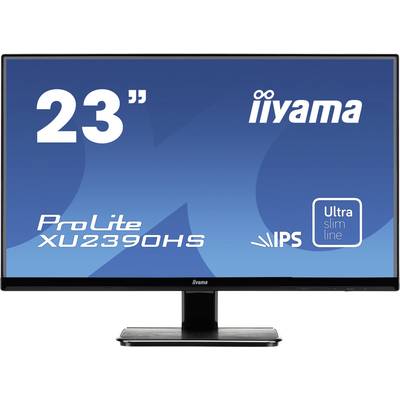 Iiyama ProLite XU2390HS-B1 LED 58.4 cm (23 inch) EEC E (A - G) 1920 x 1080 p Full HD 5 ms HDMI™, DVI, VGA IPS LED-0