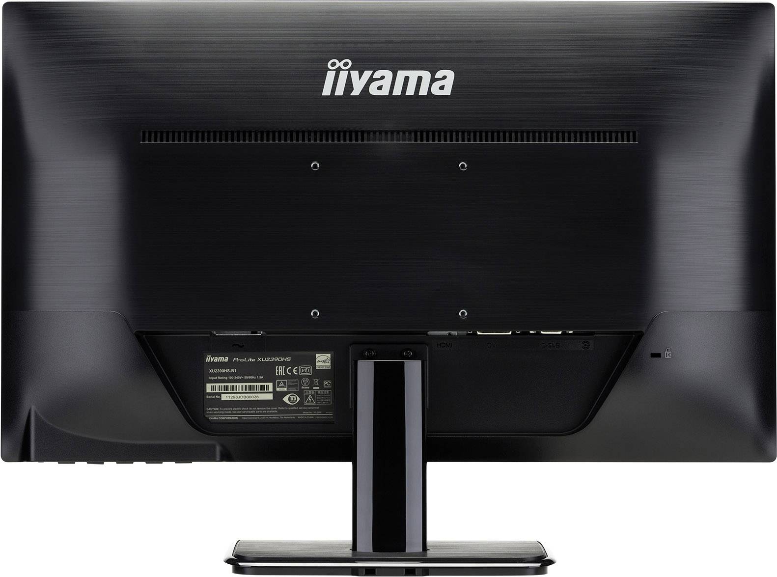 Iiyama ProLite XU2390HS-B1 LED 58.4 cm (23 inch) EEC E (A - G) 1920 x 1080 p Full HD 5 ms HDMI™, DVI, VGA IPS LED-4