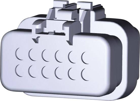 TE Connectivity Socket housing cable AMPSEAL16 Total number of pins 12 776437-3 1 pc(s)-1