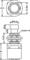 Technical drawing of a cylindrical switch with dimensions: total length 35 mm, diameter 10 mm, M12 thread.