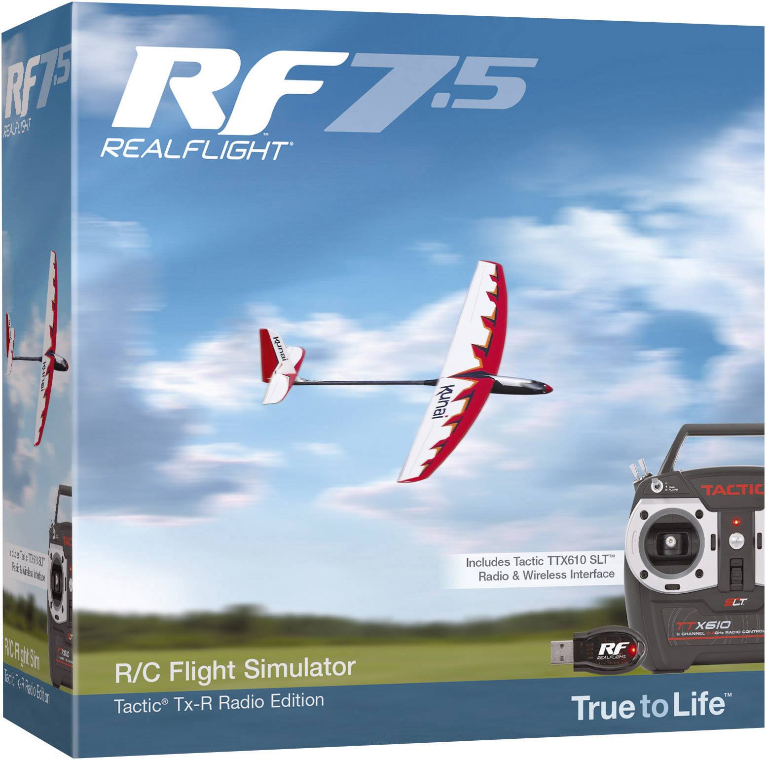 rc flight controller for wireless realflight 7.5