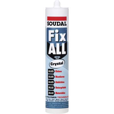 Soudal FIX ALL CRYSTAL Adhesive sealant Factory colour Glassy 83111104 290 ml