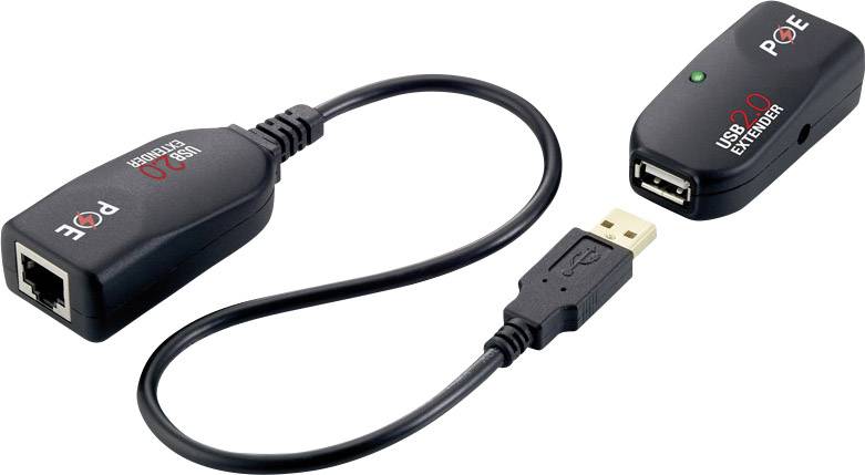 LogiLink UA0207 USB A (USB 2.0) Extension via RJ45 network cable 50 m