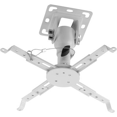 My Wall H16-7WL Projector ceiling mount Tiltable, Rotatable Max. distance to floor/ceiling: 17 cm  White