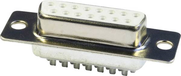 econ connect  BU15LK/V D-SUB receptacles 180 ° Number of pins: 15 Solder bucket 1 pc(s)
