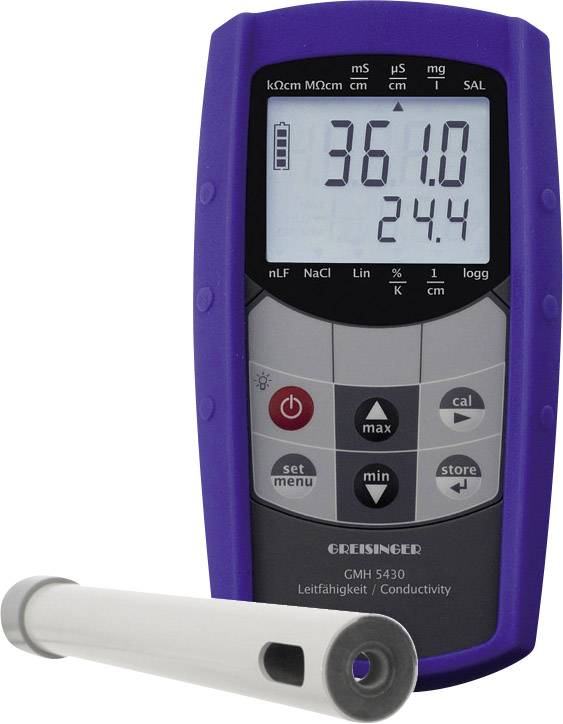 Greisinger GMH 5430-425 Set Multi tester Conductivity, Salinity , TDS, Temperature