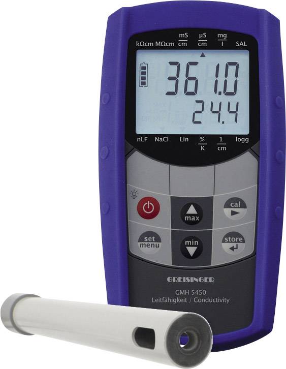 Greisinger GMH 5450-425 Set Multi tester Conductivity, Salinity , TDS, Temperature
